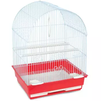 Triol Клетка с полукруглой крышей для птиц, 35х28х46 см, терракотовая