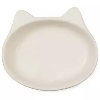 Triol Миска керамическая для собак и кошек Белоснежка, 180 мл, белый