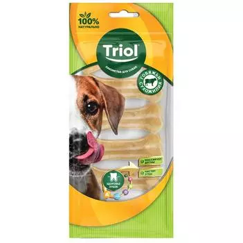 Triol TRIOL лакомство для собак, набор кость из жил №2-6 5 см, уп. 10 г