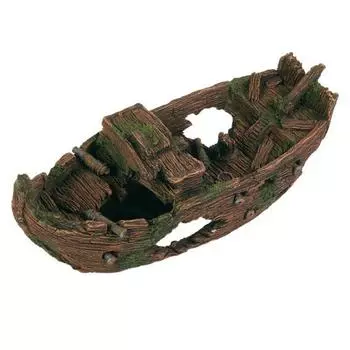 Trixie Декорация для аквариума грот обломки корабля 29 см