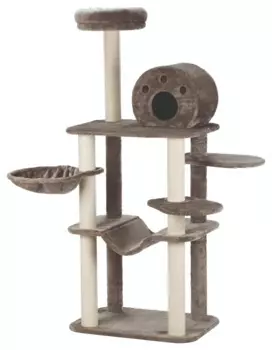 Trixie Домик для кошек Fabiola, 165 см, серый