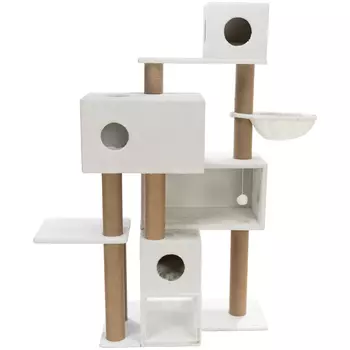 Trixie Домик для кошки Catarina, 188 см, белый