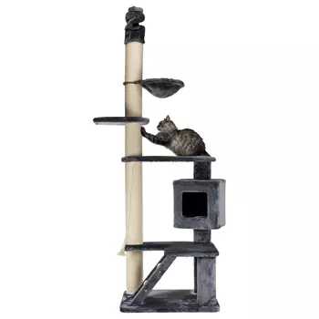 Trixie Домик-когтеточка Tizian, 220–240 см, серый