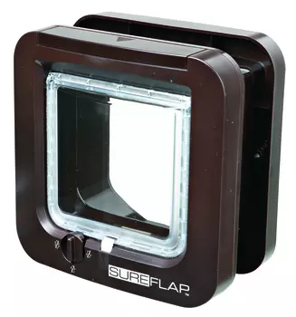 Trixie Дверца для кошки SureFlap, 21х21см, коричневая