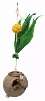 Trixie Гнездо из кокоса на сизалевой верёвке, 35 cм