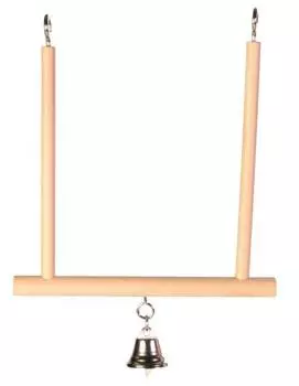 Trixie Качели с деревянным шариком для птиц, 12,5х13,5 см