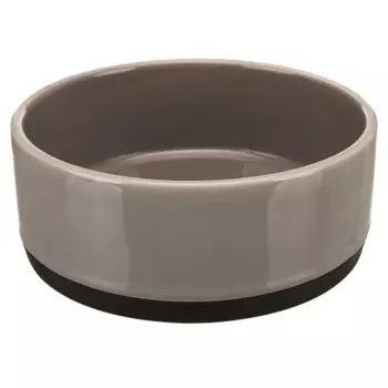 Trixie Керамическая миска на резиновой подставке, 0,4 л, D=12см