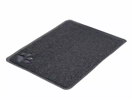 Trixie Коврик для кошачьего туалета ПВХ антрацит 45х37 см