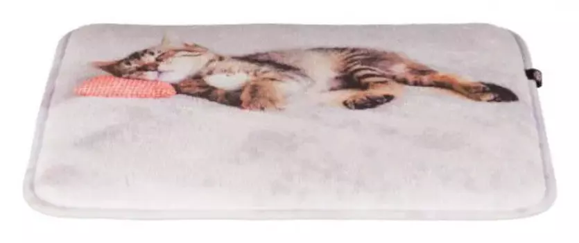 Trixie Лежак Nani для кошек и собак мелких пород, 40х30х1 см, серый