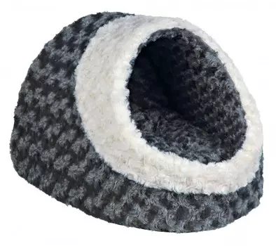 Trixie Лежак-пещера для кошек Kaline, 35х26х41 см, серый