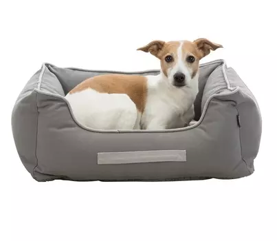 Trixie Лежак с бортиком Danilo Be Eco, квадрат, 60 х 50 см, серый