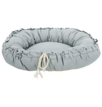 Trixie Лежак с бортиком Felia, круг, ф 50 см, серый