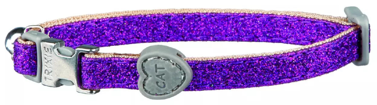 Trixie Glitter Ошейник для кошки, нейлон 21х1 см