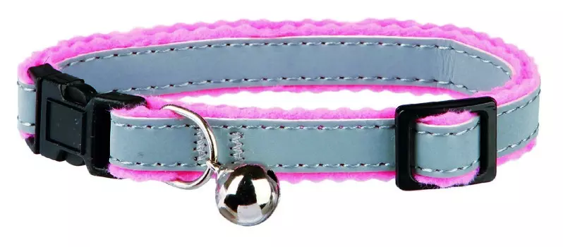 Trixie Ошейник с колокольчиком и отражателем для кошек, 21х1 см, в ассортименте
