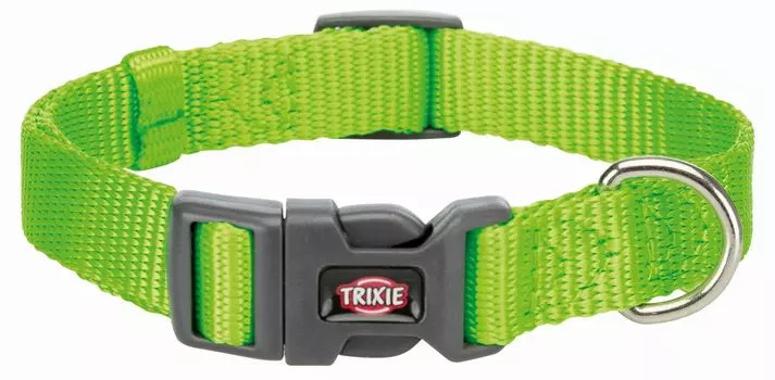 Trixie Ошейник для собак Premium, обхват шеи 15-25 см, ширина 1 см, яблочный