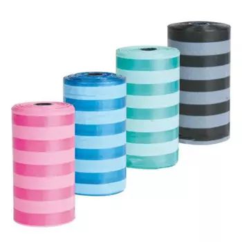 Trixie Пакеты для уборки за собаками, цвета в ассортименте, 3 л, 4 рулона по 20 шт