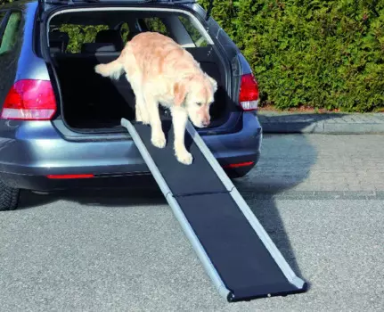 Trixie Пандус для собак мелкого размера, 38 х 155 см, 6,3 кг, алюминий, черный