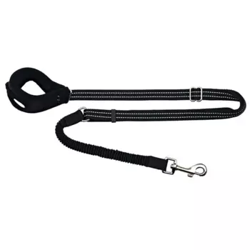 Trixie Поводок для пробежки, 0,9–1,3 м/20 мм, черный