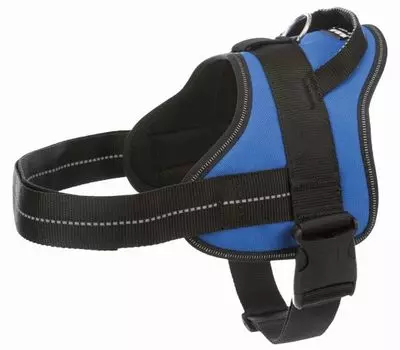 Trixie Шлейка Julius-K9 Pure, 0/M–L: 58–76 см/30 мм, синий