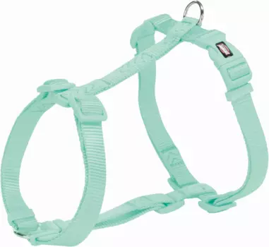 Trixie Шлейка Premium H-Harness, L–XL: 75–120 см/25 мм, мятный