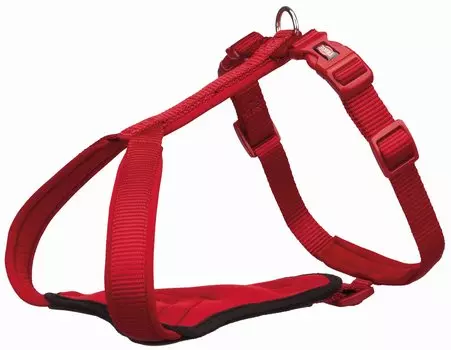 Trixie Шлейка Premium Y-harness, L: 75–95 см/25 мм, красный