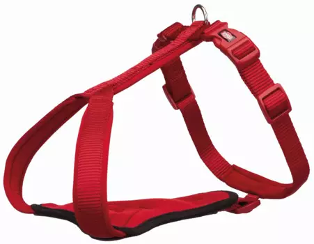Trixie Шлейка Premium Y-harness, M–L: 65–80 см/20 мм, красный