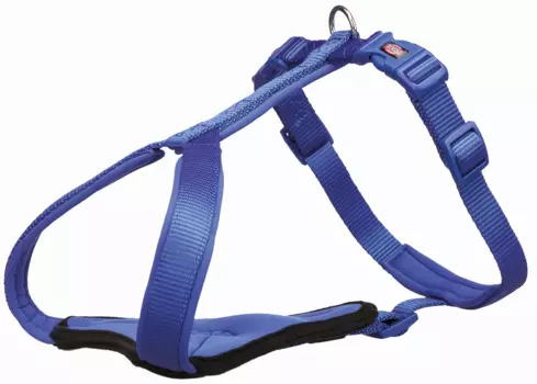 Trixie Шлейка Premium Y-harness, S: 42–50 см/15 мм, королевский синий