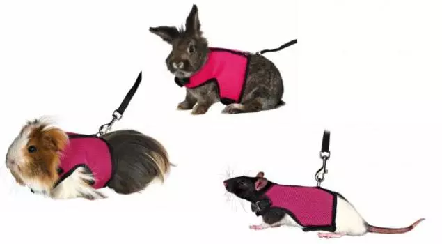Trixie Шлейка-жилетка для морской свинки, полиэстер/нейлон