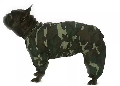 Тузик Комбинезон холодный для собак Французский бульдог 2XL камуфляж (мальчик)