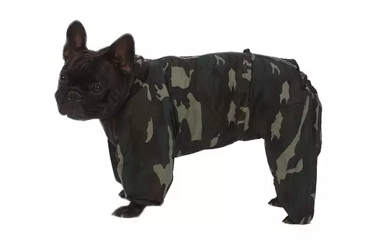 Тузик Комбинезон холодный для собак Ши-тцу L камуфляж (мальчик)
