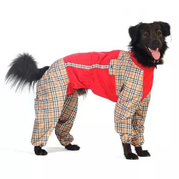 Тузик Комбинезон холодный для собак Такса карликовая L (девочка)