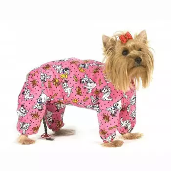 Тузик Комбинезон теплый для собак породы французский бульдог, 2XL (девочка)