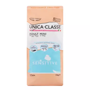 UNICA Classe Adult Mini Sensitive Сухой корм для собак мелких пород, с тунцом, 2 кг