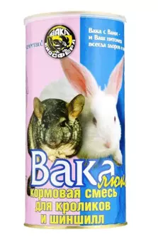 Вака Люкс Корм для кроликов и шиншилл 800г