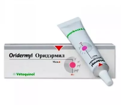 Vetoquinol VETOQUINOL Оридермил мазь ушная при отитах 10 г