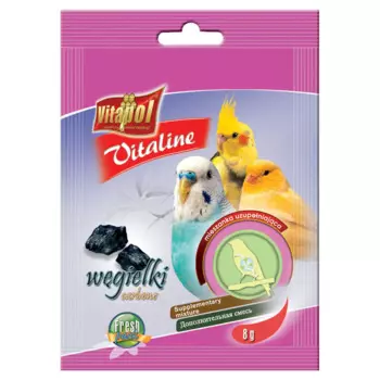 VITAPOL Уголь для птиц Vitaline 8г