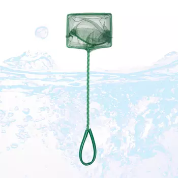 WATERA Сачок для пресноводных и морских аквариумов, 10х7,5 см, длина ручки 25 см