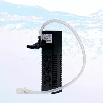 WATERA Внутренний фильтр для аквариума до 18 л, 2,5Вт, 180 л/ч, чёрный