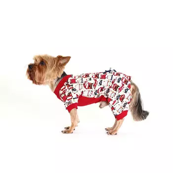 Yoriki Комбинезон для собак, S, красный (мальчик)