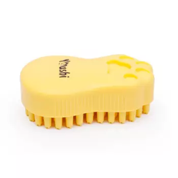 Youshi Щетка силиконовая для груминга кошек и собак, 10х6х3,5 см