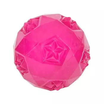 Zolux Игрушка из термопластичной резины Мяч, 7,5 см, малиновая