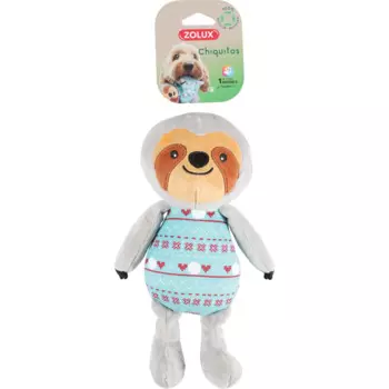 Zolux Игрушка для собак Ленивец, 17х7,5х25 см, серо-голубая