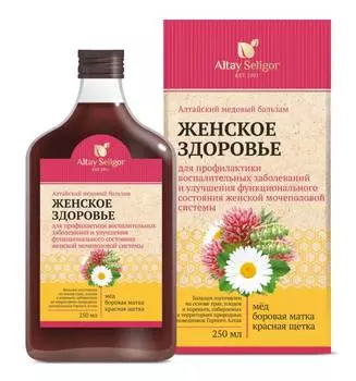Алтайский медовый бальзам "Женское здоровье", 250 мл., Алтай Селигор