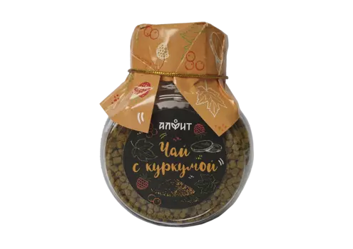 Чай гранулированный с куркумой, 60 гр, Алфит