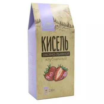 Кисель клубничный, порционный 10 шт*23 г., Хорст