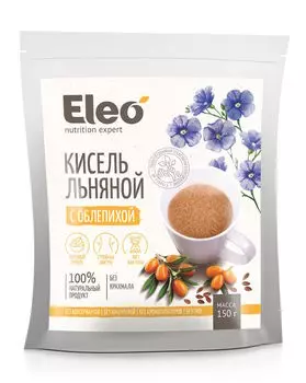 Кисель льняной с облепихой, 150 г., серия Eleo