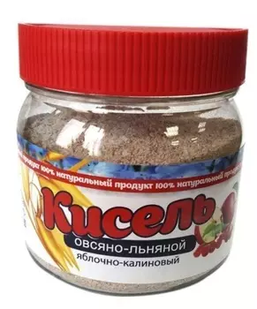 Кисель овсяно-льняной "Яблочно-калиновый", 230 г., Хорст