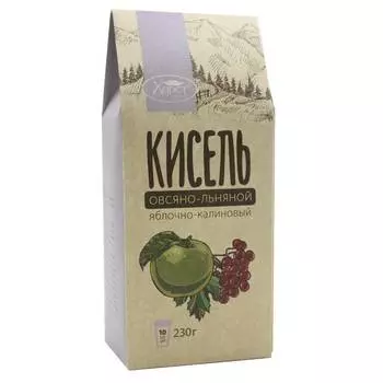 Кисель яблочно-калиновый, порционный 10 шт*23 г., Хорст