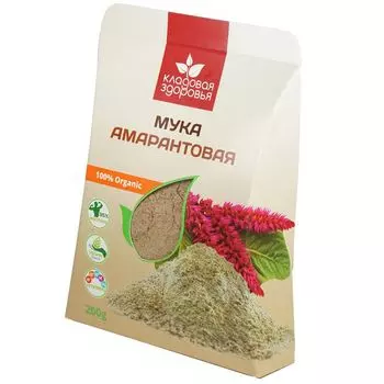 Мука амарантовая 200гр , Кладовая здоровья