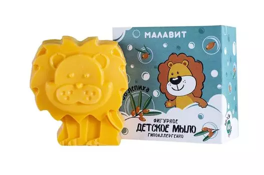 Мыло детское «Малавит» ОБЛЕПИХА 80 г., Малавит